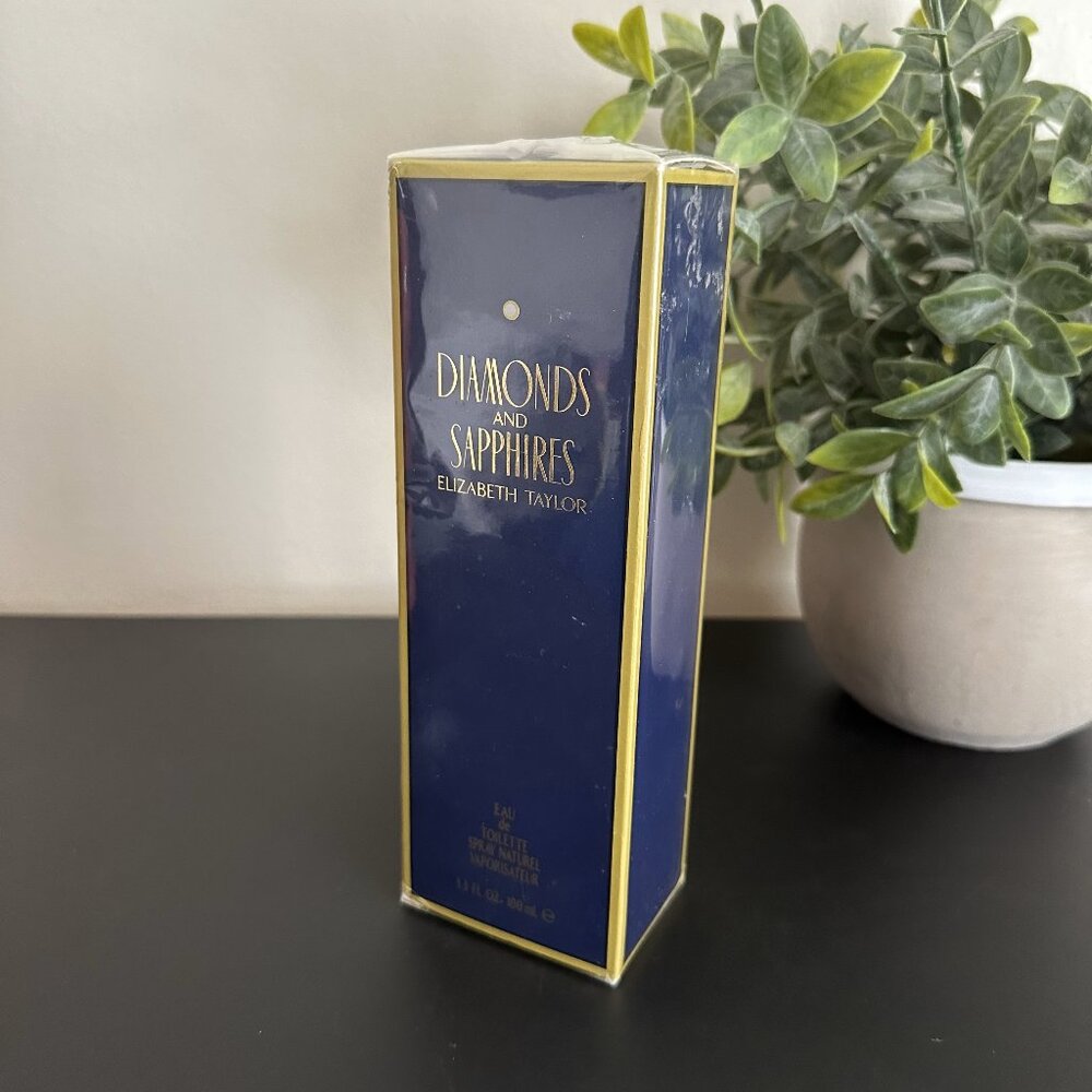 Elizabeth Taylor DIAMONDS & SAPPHIRES 3.3 oz Eau de Toilette EDT Spray 100 mL